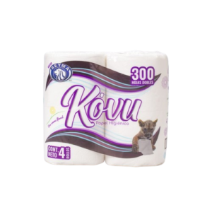 PAPEL HIGIENICO KOVU 300H 24EXH/4PZAS