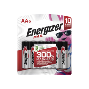 PILA ENERGIZER AA TIRA 20/6PZAS