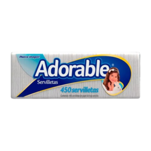 SERVILLETA ADORABLE 12/450PZAS